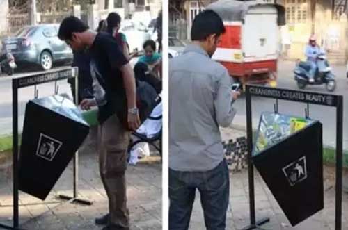 創(chuàng)意垃圾桶，讓城市更美好