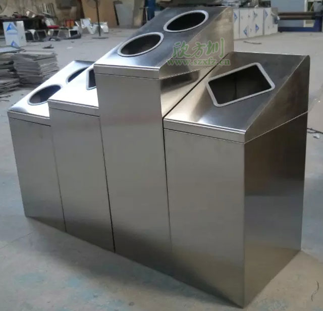 江西南昌商場(chǎng)不銹鋼分類環(huán)?；厥胀靶婪桔诠S生產(chǎn)圖